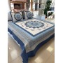 ETEHOMETEX ÇİFT KİŞİLİK KAPİTONELİ YATAK ÖRTÜSÜ SETİ GLORİA MAVİ 8696474231892
